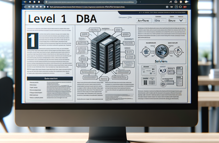 Veritabanı Yönetiminde L1 DBA’nın Önemi ve Sorumlulukları